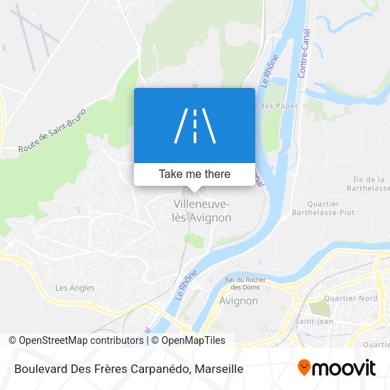 Boulevard Des Frères Carpanédo map
