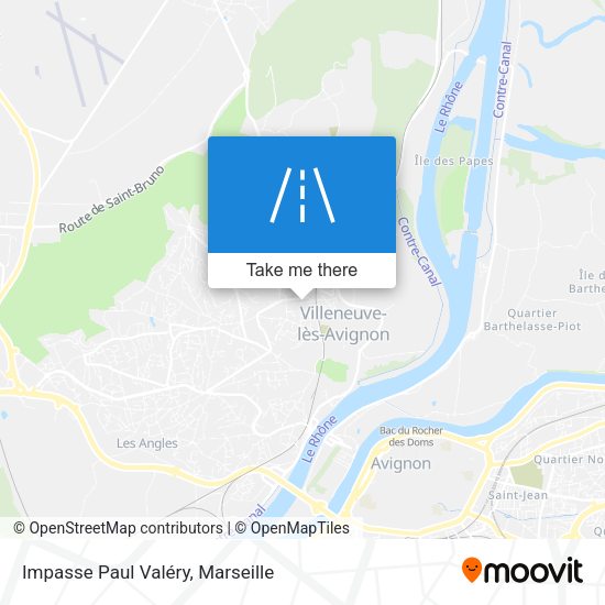 Impasse Paul Valéry map