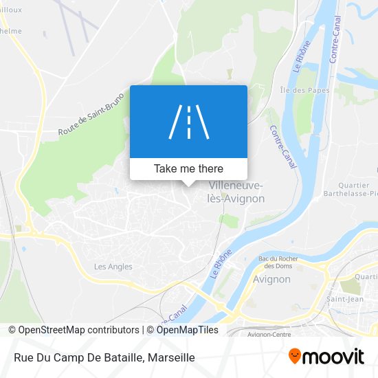 Rue Du Camp De Bataille map