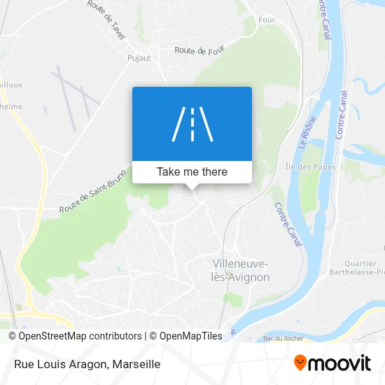 Rue Louis Aragon map