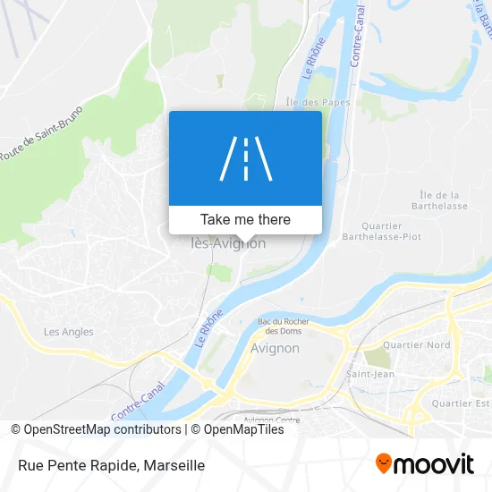 Rue Pente Rapide map