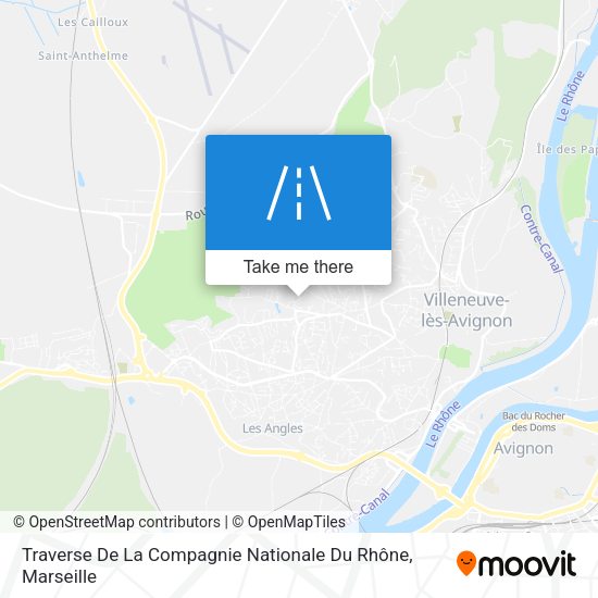 Traverse De La Compagnie Nationale Du Rhône map