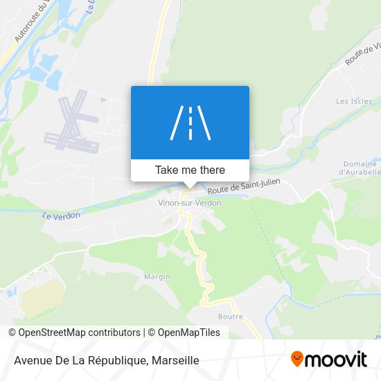 Avenue De La République map