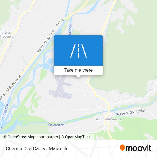 Chemin Des Cades map