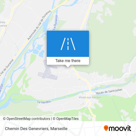 Chemin Des Genevriers map