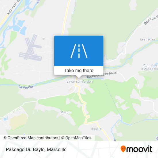 Passage Du Bayle map