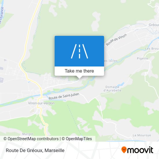 Route De Gréoux map