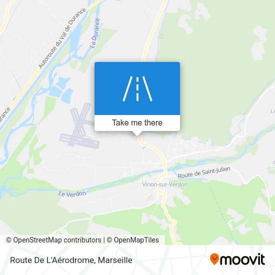 Route De L'Aérodrome map