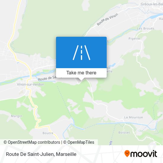 Route De Saint-Julien map