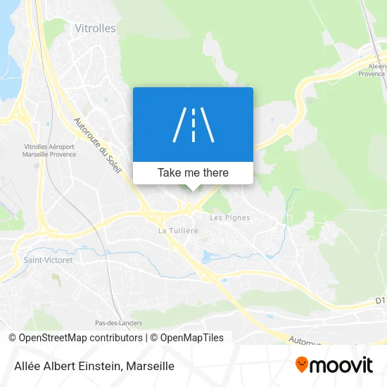 Allée Albert Einstein map