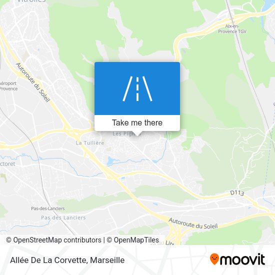 Allée De La Corvette map