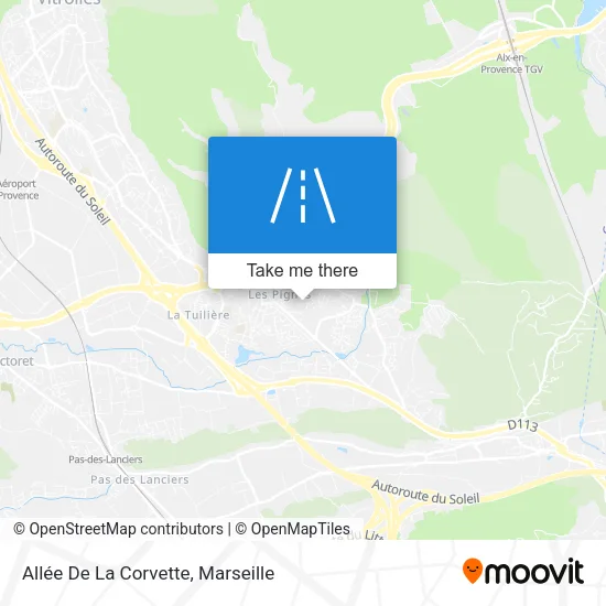 Allée De La Corvette map