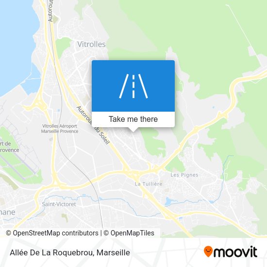 Allée De La Roquebrou map