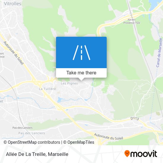 Allée De La Treille map