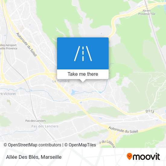 Allée Des Blés map