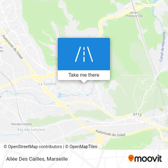 Allée Des Cailles map