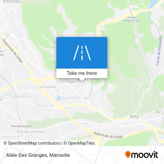 Allée Des Granges map