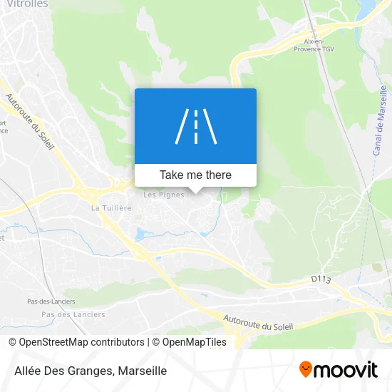 Allée Des Granges map