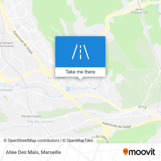 Allée Des Maïs map