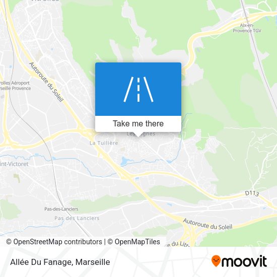 Allée Du Fanage map