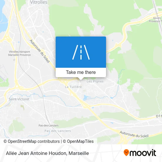 Allée Jean Antoine Houdon map