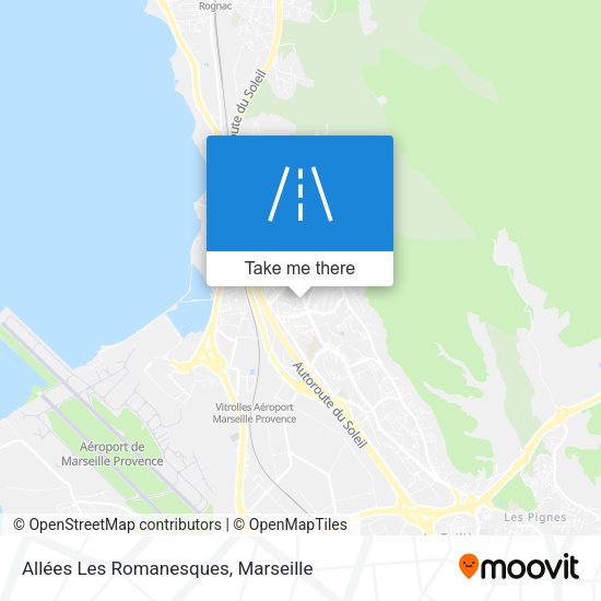 Allées Les Romanesques map