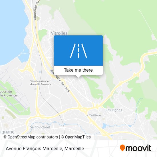 Avenue François Marseille map