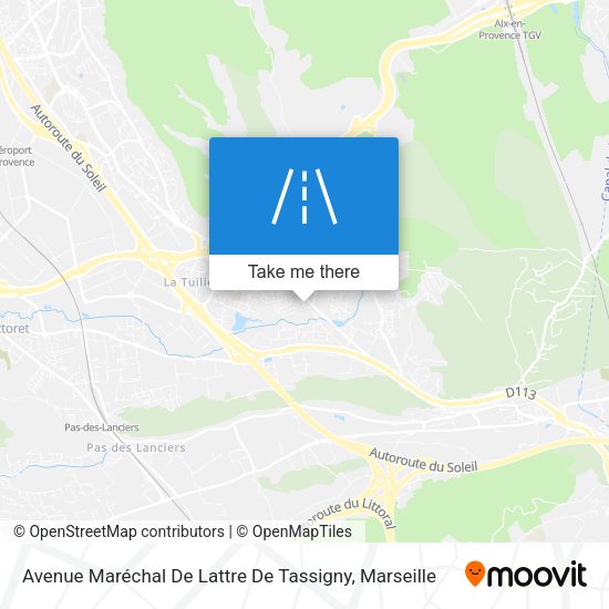 Avenue Maréchal De Lattre De Tassigny map