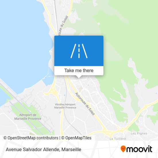 Avenue Salvador Allende map