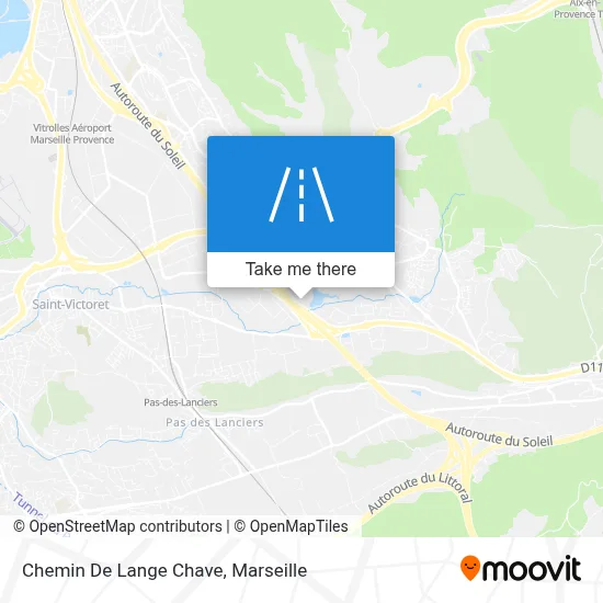 Chemin De Lange Chave map