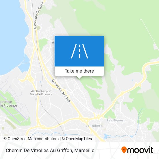 Chemin De Vitrolles Au Griffon map