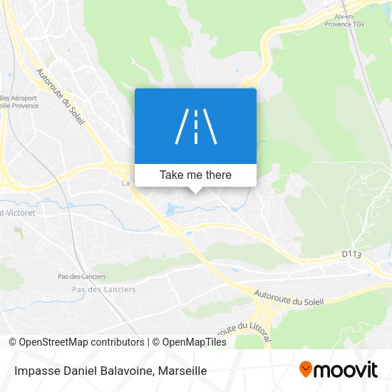 Impasse Daniel Balavoine map