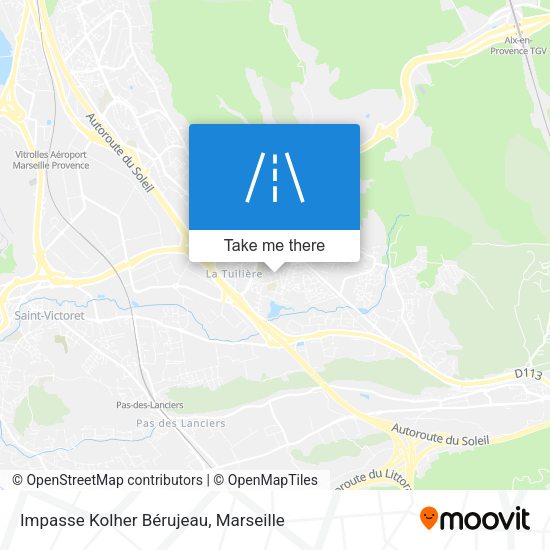 Impasse Kolher Bérujeau map