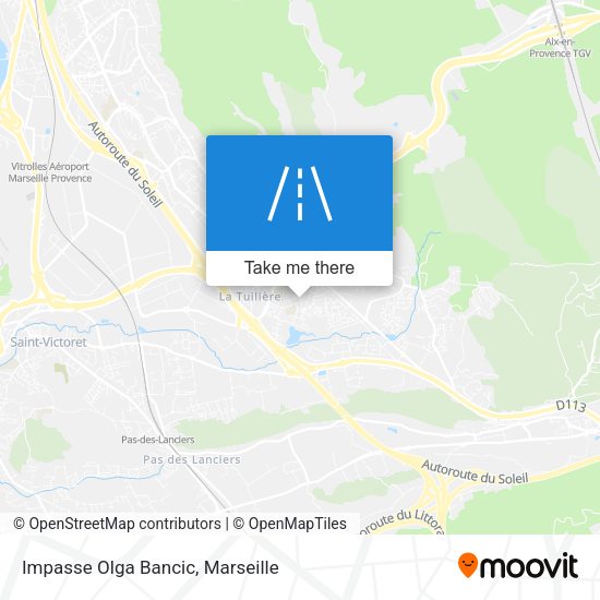 Impasse Olga Bancic map