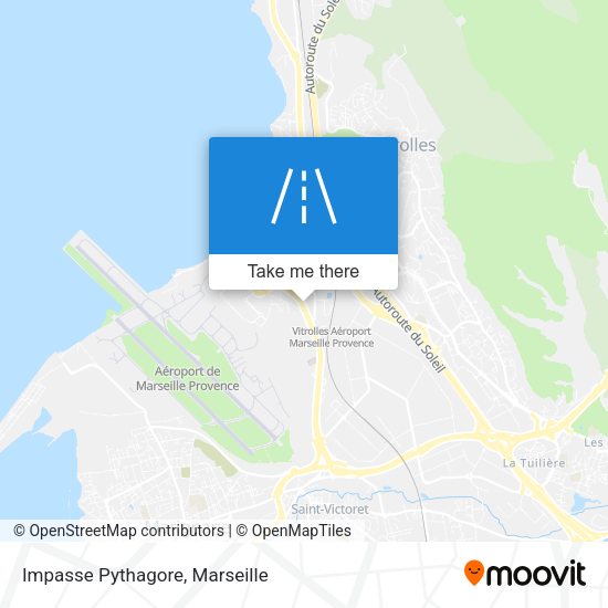 Impasse Pythagore map