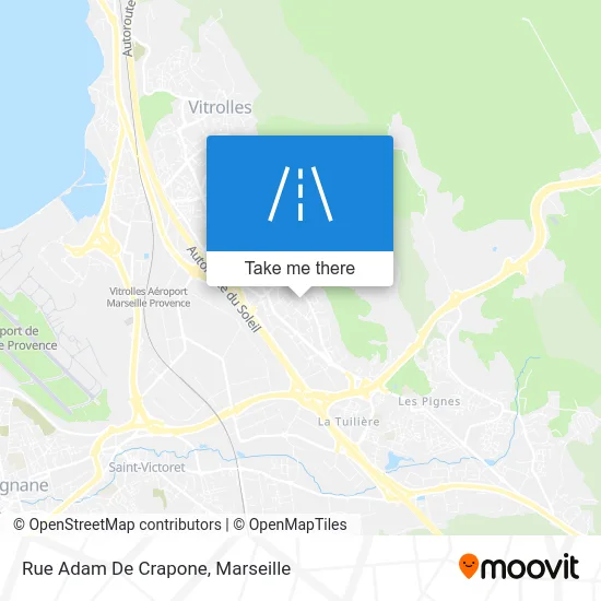 Rue Adam De Crapone map
