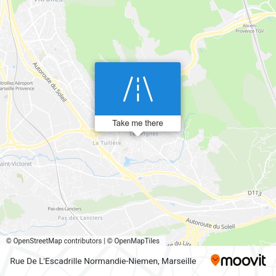 Rue De L'Escadrille Normandie-Niemen map