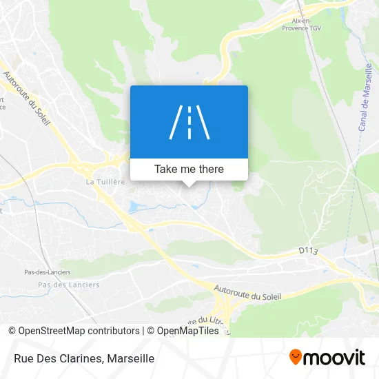 Rue Des Clarines map