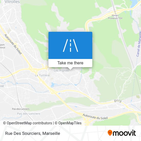 Rue Des Sourciers map