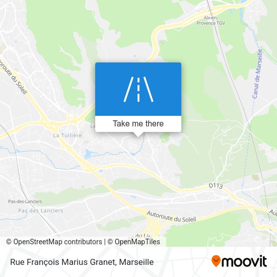 Rue François Marius Granet map