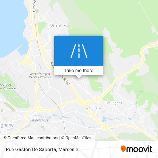 Rue Gaston De Saporta map
