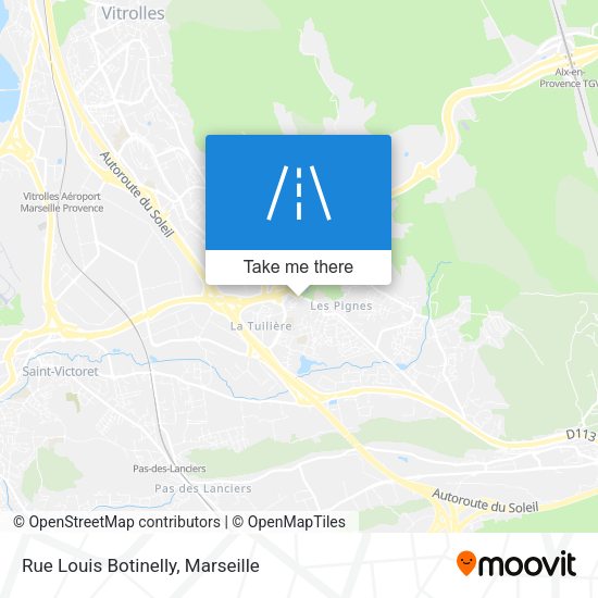 Rue Louis Botinelly map