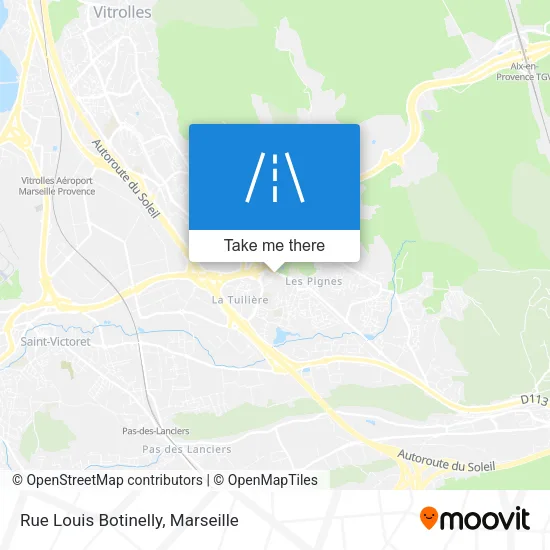 Rue Louis Botinelly map