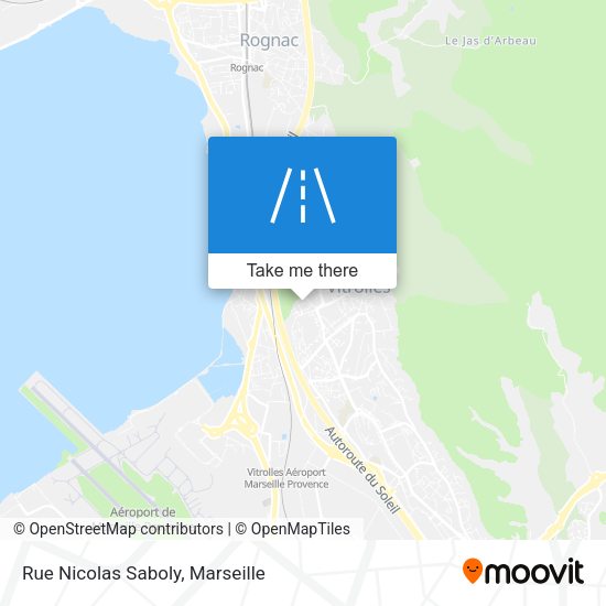 Rue Nicolas Saboly map