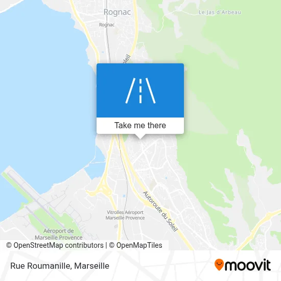 Rue Roumanille map