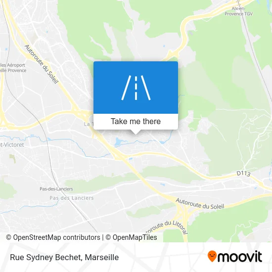 Rue Sydney Bechet map