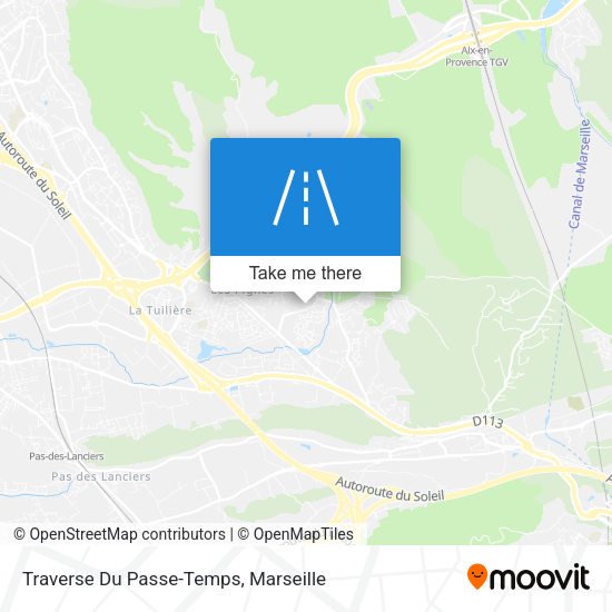 Traverse Du Passe-Temps map