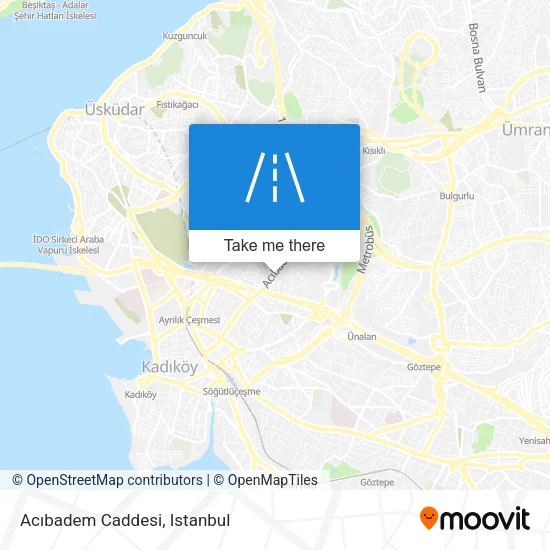 Acıbadem Caddesi map