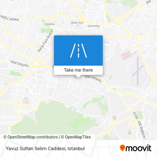 Yavuz Sultan Selim Caddesi map