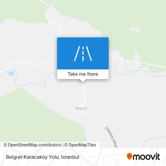 Belgrat-Karacaköy Yolu map